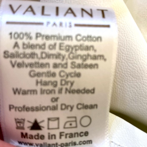 NEW! Valiant Paris white chiffon batwing top with slimming leather look bodice - Picture 8 of 8